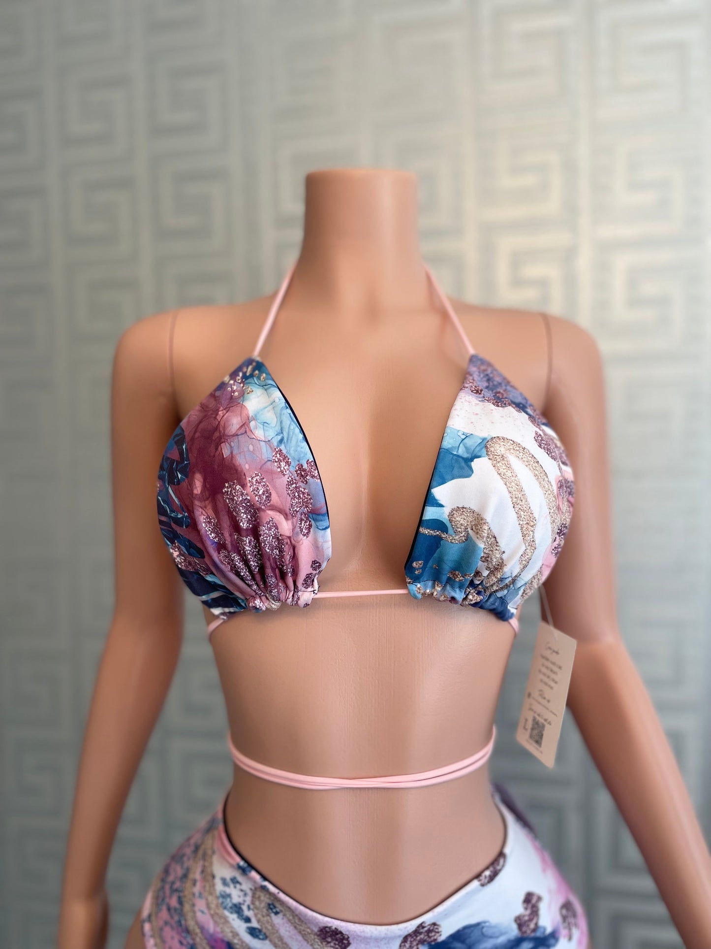 Reversible Handmade bikini top