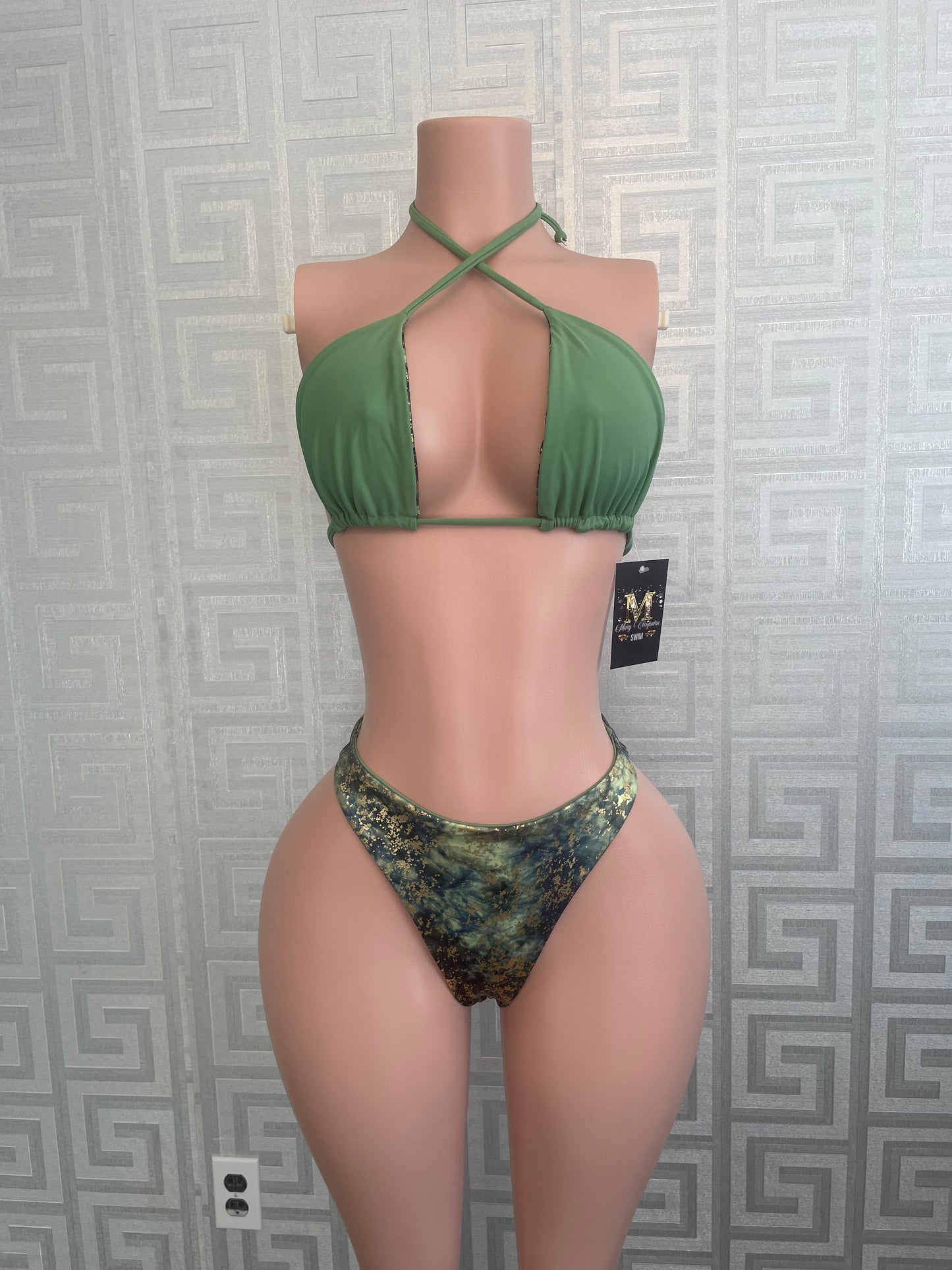 Reversible Handmade bikini bottom